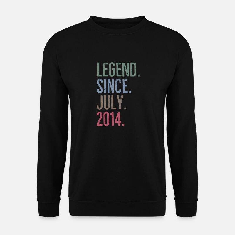 Legende seit Juli 2014 - Unisex Pullover - Schwarz