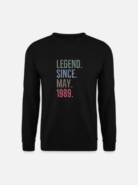 Legend Since May 1989 - Unisex Sweatshirt - black