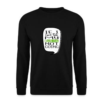 livres d’anniversaire amoureux citations citation littéraire - Sweat-shirt Unisexe - noir - Devant - Alina (178cm) & Michal (187cm)