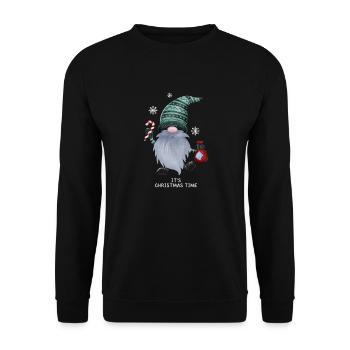 Wichtel love - Unisex Pullover - Schwarz - Vorne - Alina (178cm) & Michal (187cm)