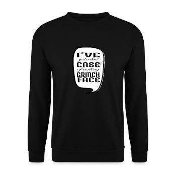 Bébé Musculation Animal Dork Bubaprints Happy - Sweat-shirt Unisexe - noir - Devant - Alina (178cm) & Michal (187cm)