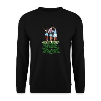 Bride bride wedding stag party bridesmaid party stag party - Unisex Sweatshirt - black - Front - Alina (178cm) & Michal (187cm)