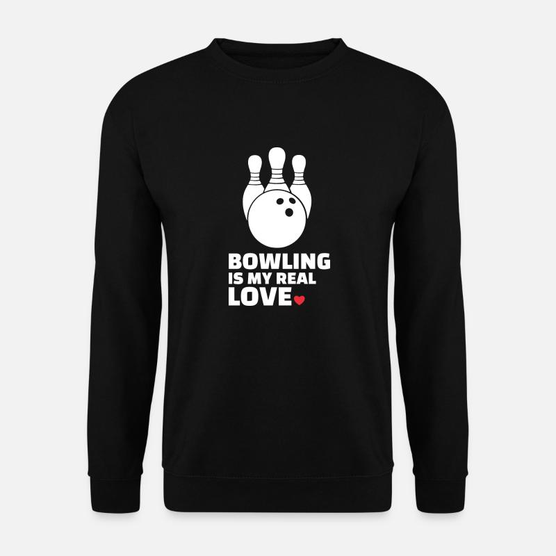 J’adore le bowling élégant - Sweat-shirt Unisexe - noir