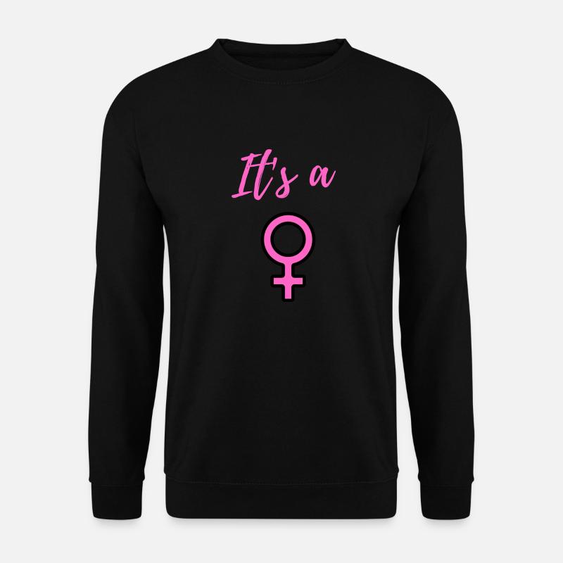 Annonce de bébé - Filles - Grossesse - Sweat-shirt Unisexe - noir