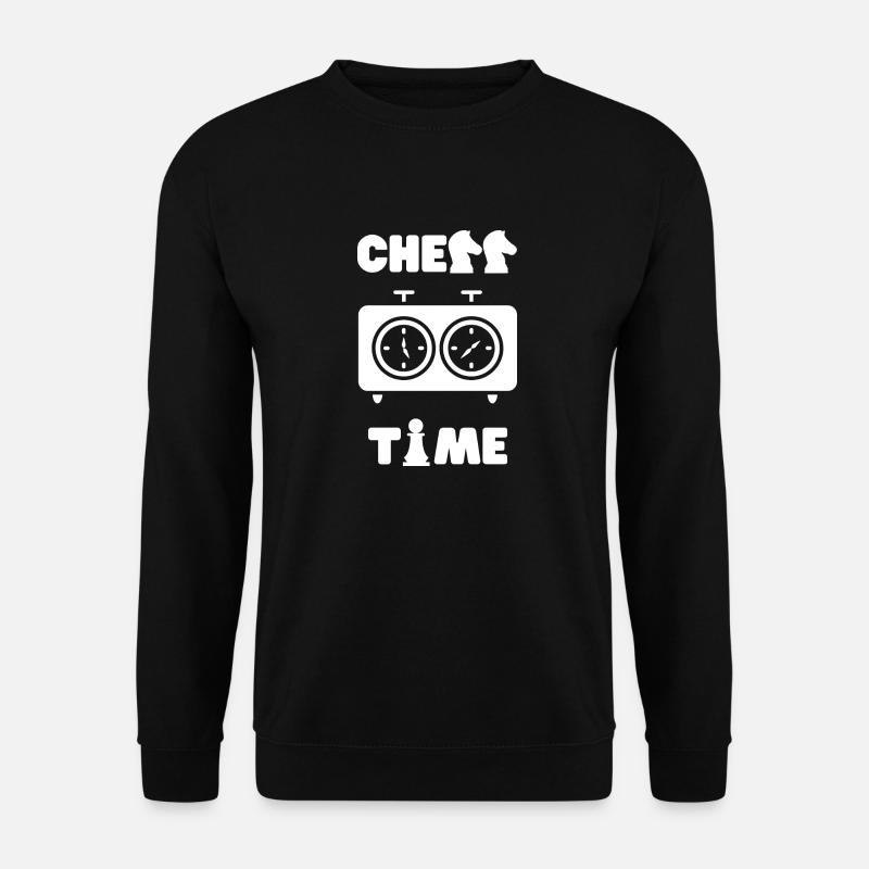 Schachzeit II - Unisex Pullover - Schwarz