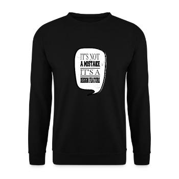 woodcutter john carpenter tools forest work happy - Unisex Pullover - Schwarz - Vorne - Alina (178cm) & Michal (187cm)