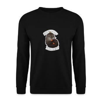 Tazz parle | Shrimply le meilleur - Sweat-shirt Unisexe - noir - Devant - Alina (178cm) & Michal (187cm)