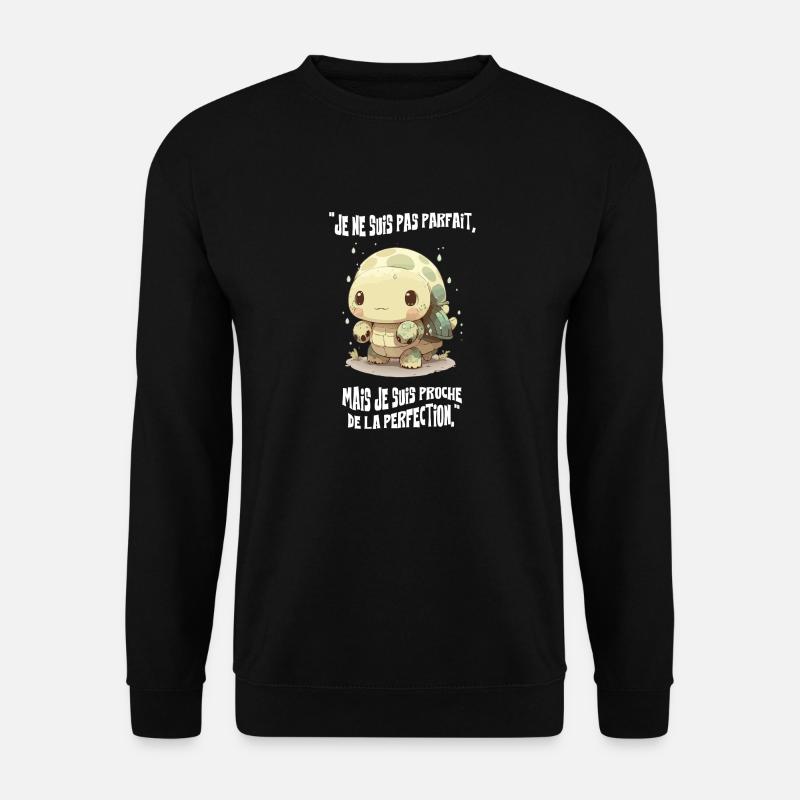 je ne suis pas parfait - Sweat-shirt Unisexe - noir