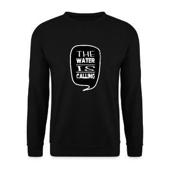 quote global peace fun 60s peace for paris - Unisex Sweatshirt - black - Front - Alina (178cm) & Michal (187cm)