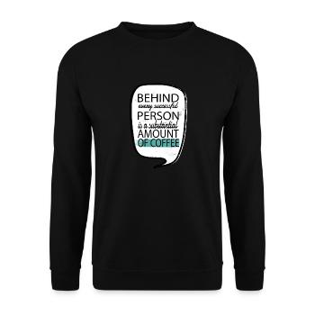 60s gift idea bday hippy funky bird hippie humor - Unisex Pullover - Schwarz - Vorne - Alina (178cm) & Michal (187cm)