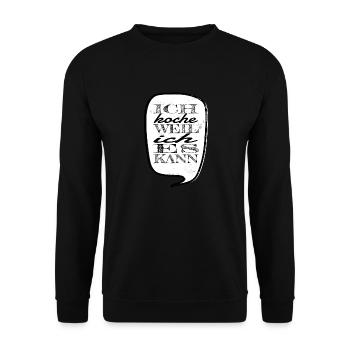 all lives matter geek küche kochen kochkunst - Unisex Pullover - Schwarz - Vorne - Alina (178cm) & Michal (187cm)
