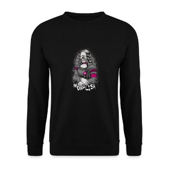 Mona Lisa - Unisex Pullover - Schwarz - Vorne - Alina (178cm) & Michal (187cm)