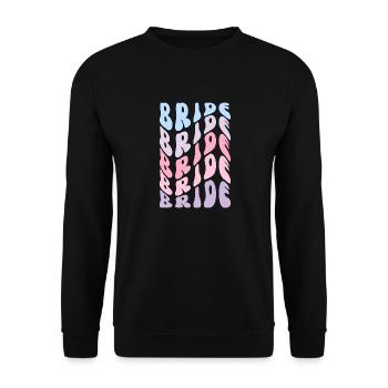 Pastel bridle - Unisex Sweatshirt - black - Front - Alina (178cm) & Michal (187cm)
