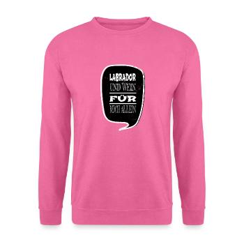 Vin Blanc Animal Berger Chien - Sweat-shirt Unisexe - rose - Devant