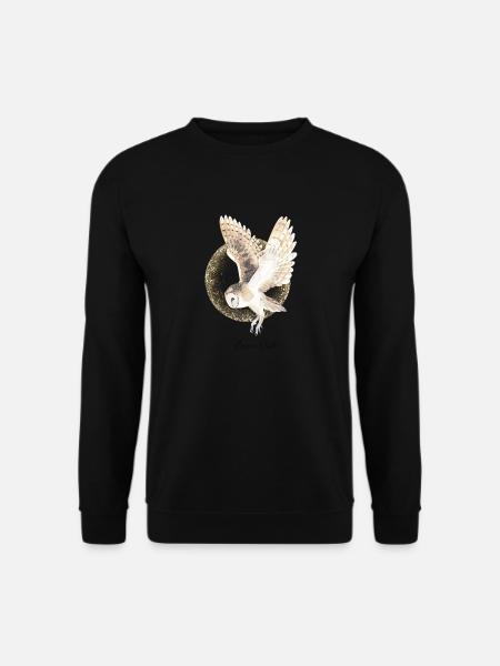 Barn owl - Sweat-shirt Unisexe - noir