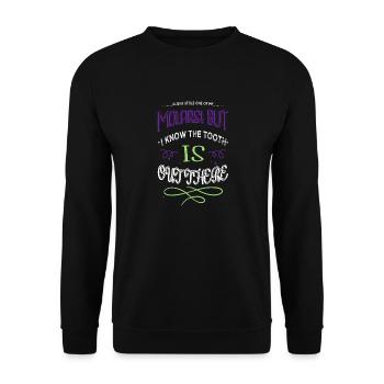 idée de cadeau d’anniversaire extraterrestre ovni extraterrestre amants - Sweat-shirt Unisexe - noir - Devant - Alina (178cm) & Michal (187cm)