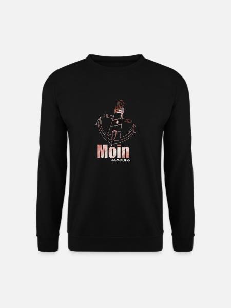 Moin Hamburg - Unisex Pullover - Schwarz