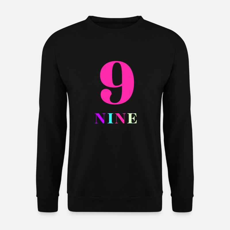 Nine-9th Anniversary - Unisex Sweatshirt - black