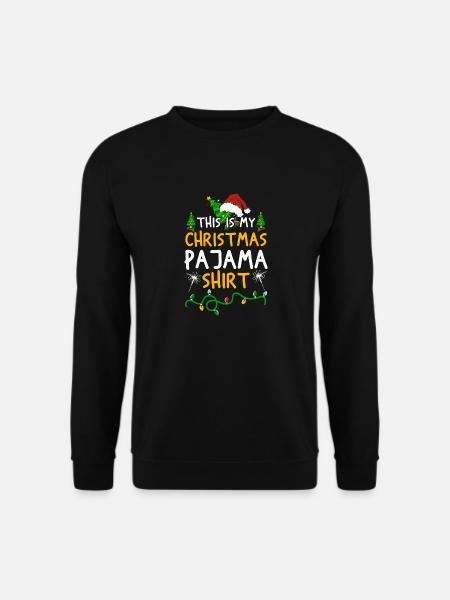 Weihnachtsmann Lebkuchen Rentier Winter - Unisex Pullover - Schwarz