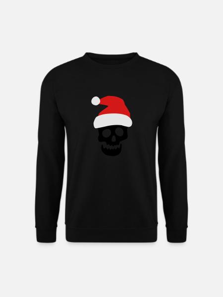 Crâne de Noël - Sweat-shirt Unisexe - noir