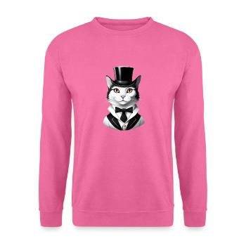 Roi des chats - Sweat-shirt Unisexe - rose - Devant
