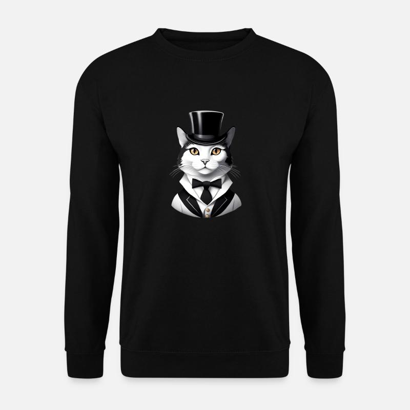 Cat King - Unisex Sweatshirt - black
