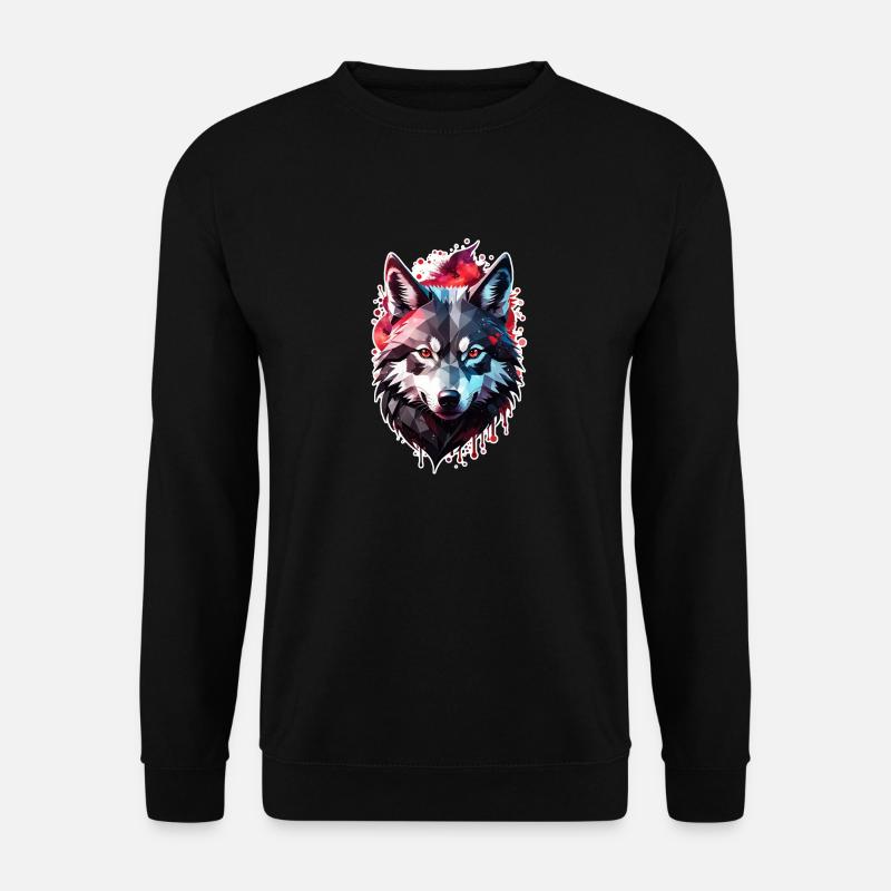 Wolf Tattoo - Unisex Sweatshirt - black