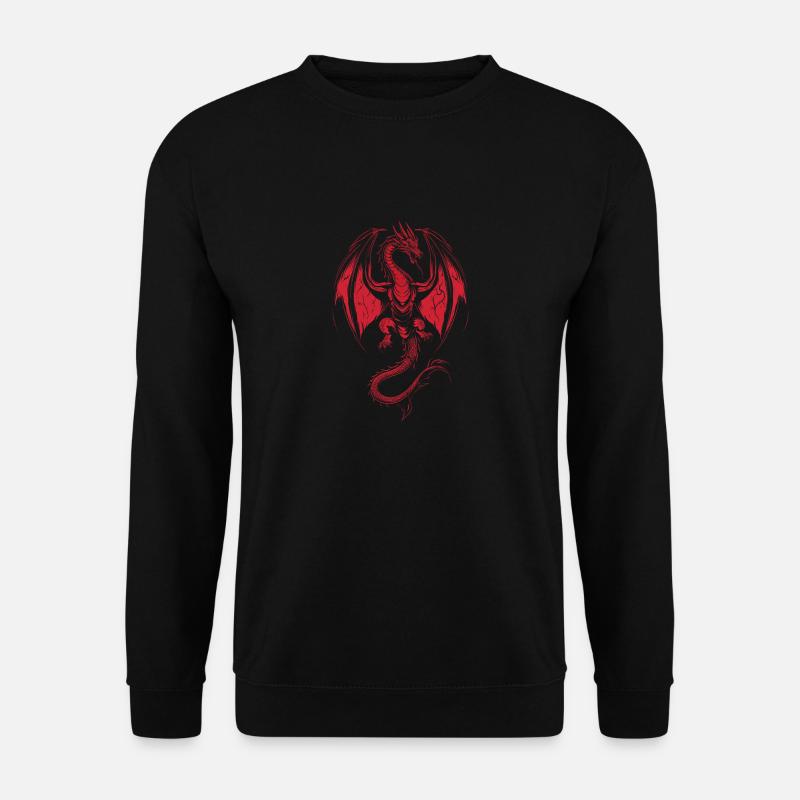 Dragon rampant - Unisex Sweatshirt - black