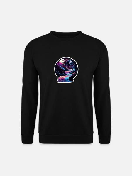Galaxa Palm - Unisex Sweatshirt - black