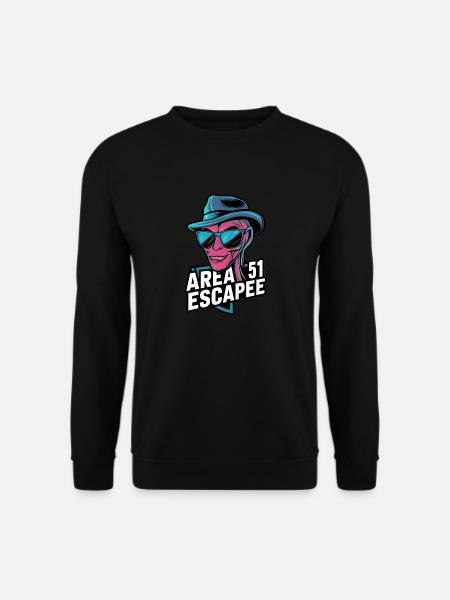 Area 51 Escapee - Unisex Sweatshirt - black