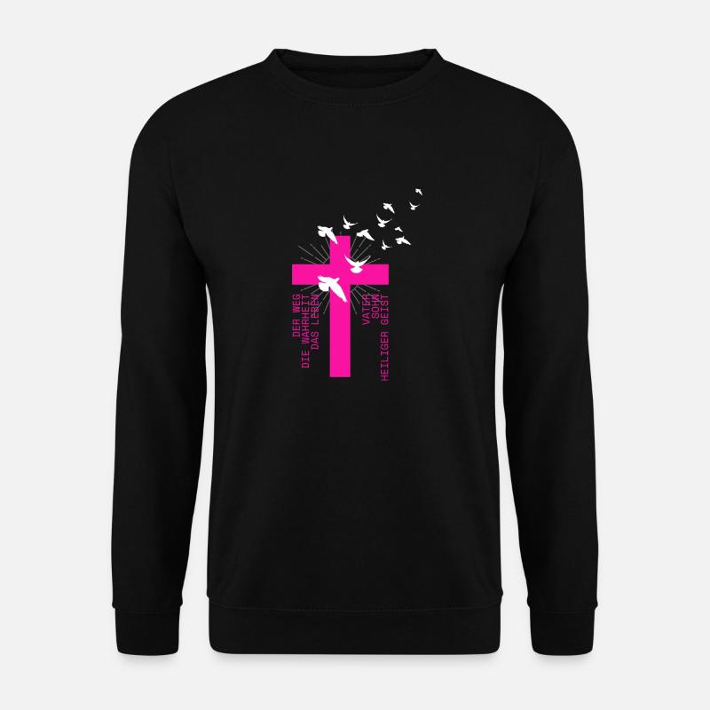 Der Weg Die Wahrheit Das Leben - Unisex Pullover - Schwarz