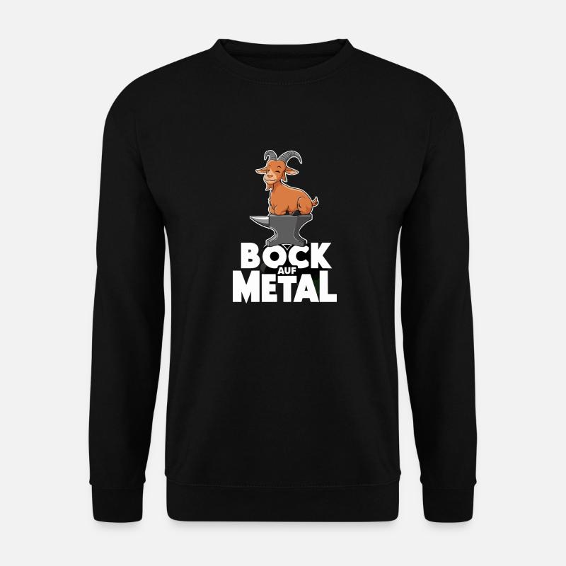 Bock auf Metal - Unisex Pullover - Schwarz
