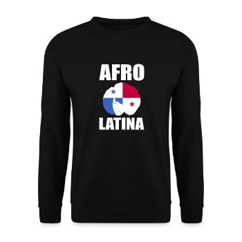 Afro Latina - Unisex Sweatshirt - black - Front - Alina (178cm) & Michal (187cm)