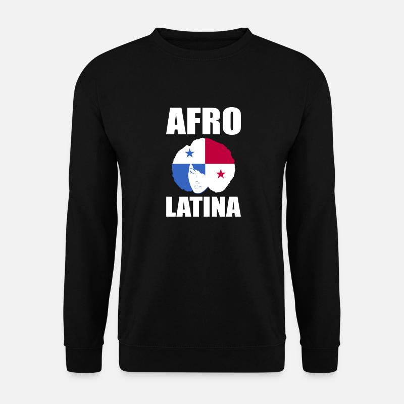 Afro Latina - Unisex Sweatshirt - black