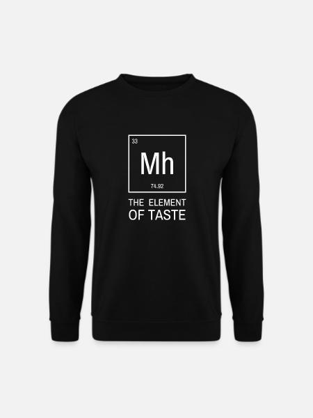 Mh element of taste | Element des Geschmaks Chemie - Unisex Pullover - Schwarz