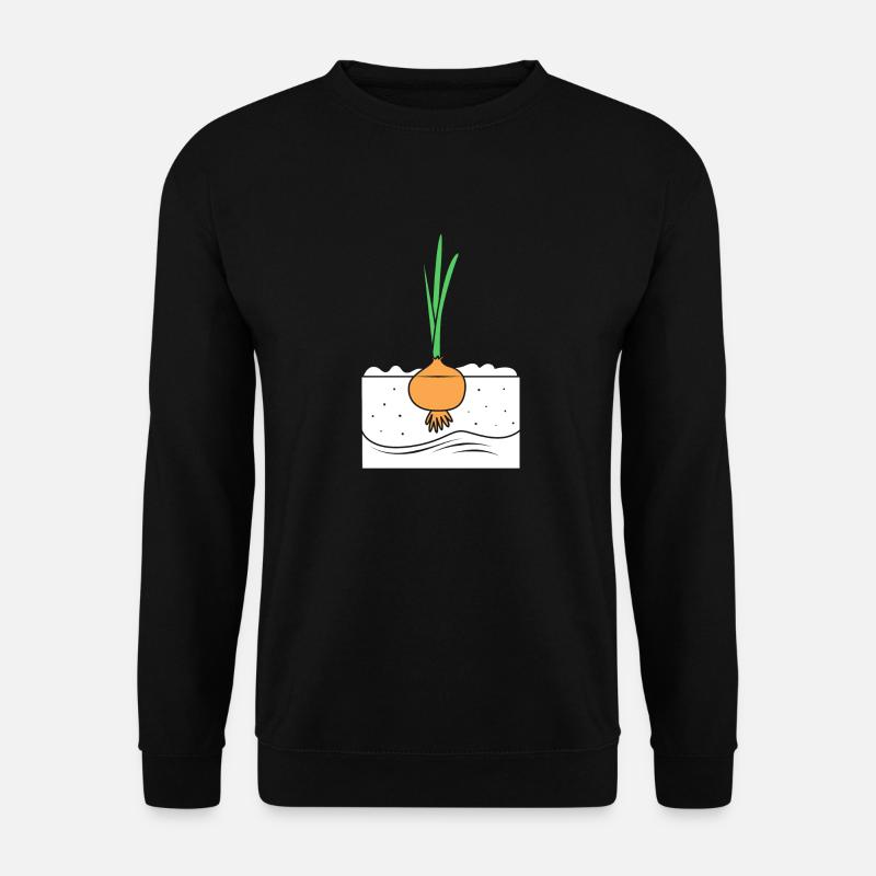 Zwiebel - Unisex Pullover - Schwarz