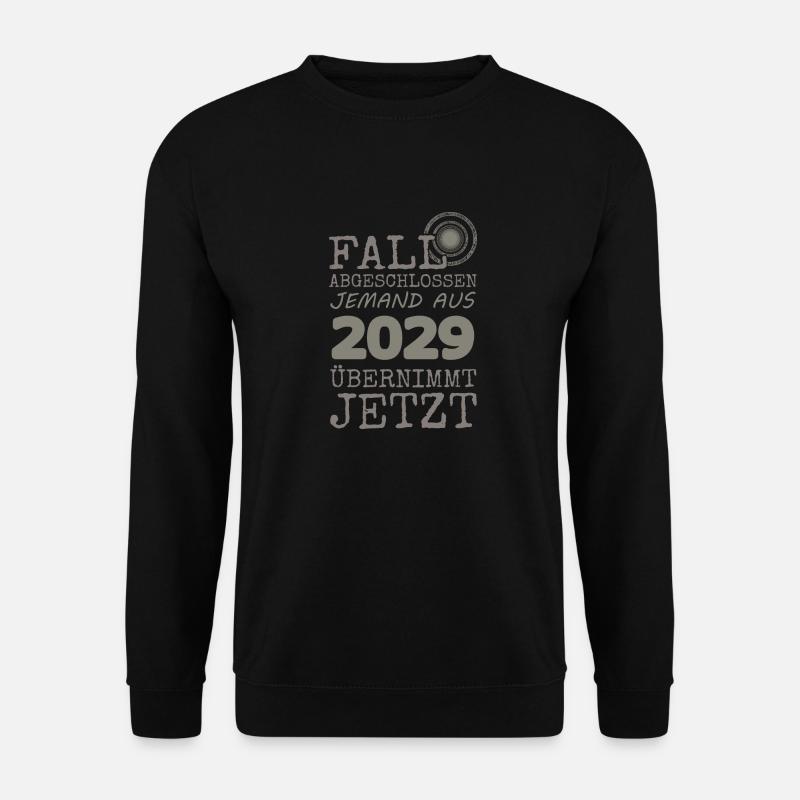 abgeschlossen 2029 - Unisex Pullover - Schwarz
