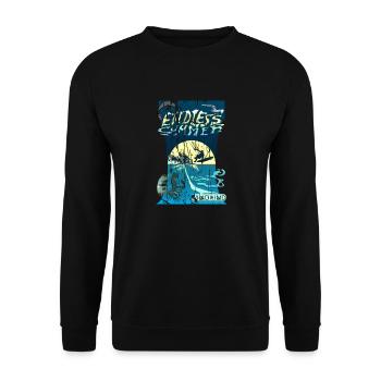Endless summer Kiteboarding - Unisex Sweatshirt - black - Front - Alina (178cm) & Michal (187cm)