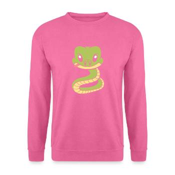 cobra - Sweat-shirt Unisexe - rose - Devant