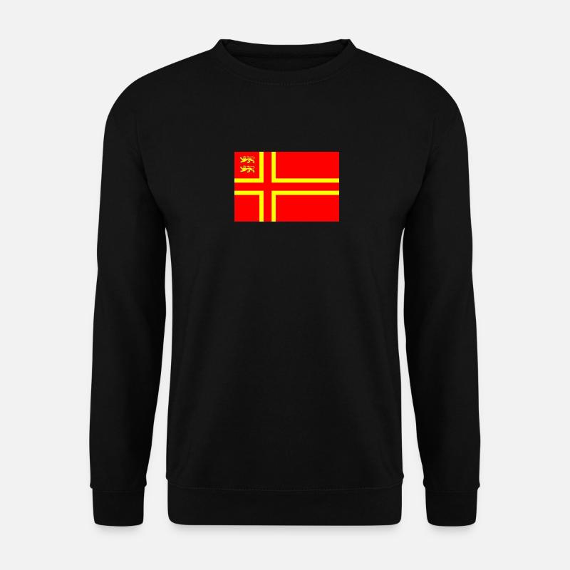 Normannische Flagge - Unisex Pullover - Schwarz