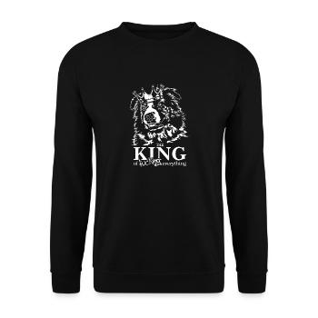 BERGER AUSTRALIEN Roi de tout Wilsigns - Sweat-shirt Unisexe - noir - Devant - Alina (178cm) & Michal (187cm)