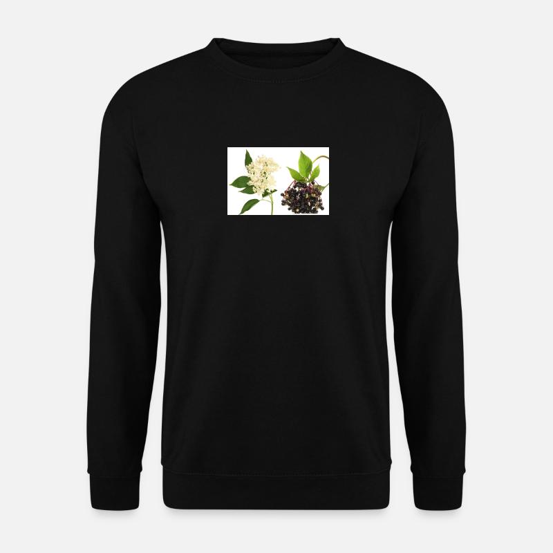 Holunder - Unisex Pullover - Schwarz