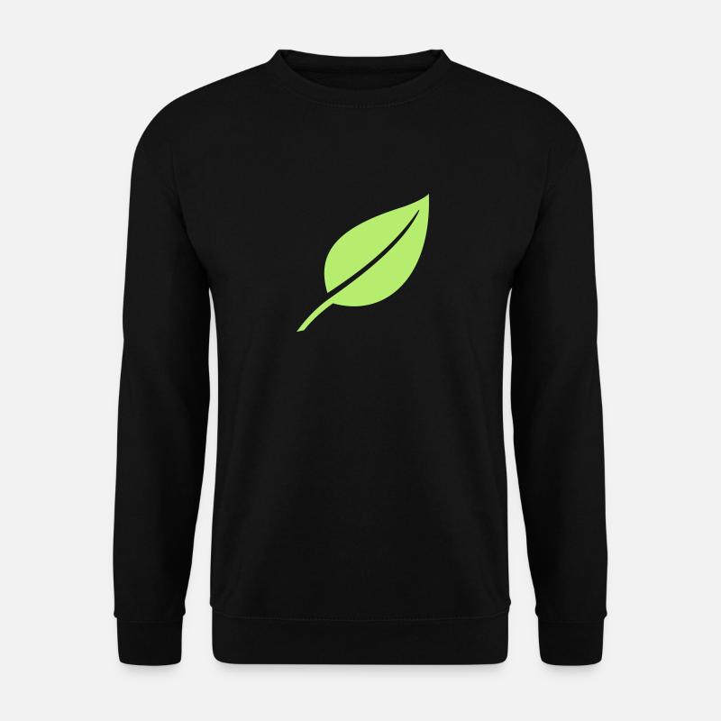 Leaf - Unisex Sweatshirt - black