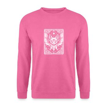 Fledermaus 6 Augen Tarot - Unisex Pullover - Pink - Vorne