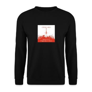 Croom Abu - Unisex Pullover - Schwarz - Vorne - Alina (178cm) & Michal (187cm)