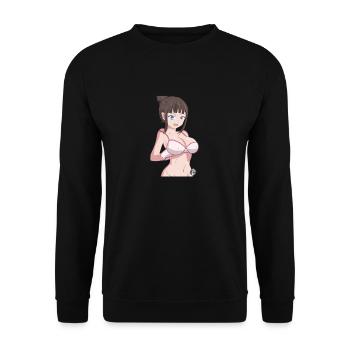 Suri Yona - Unisex Pullover - Schwarz - Vorne - Alina (178cm) & Michal (187cm)
