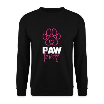 Les amants de la patte - Sweat-shirt Unisexe - noir - Devant - Alina (178cm) & Michal (187cm)