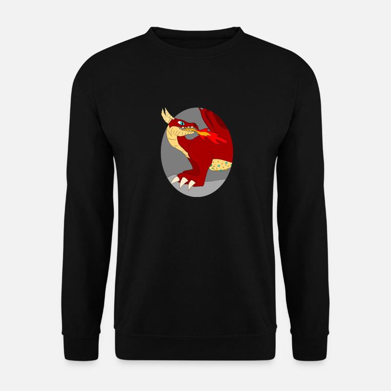 Maxkes DiamondDragoni - Unisex Pullover - Schwarz