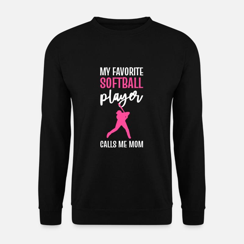 Softball Softball Players - Unisex Sweatshirt - black