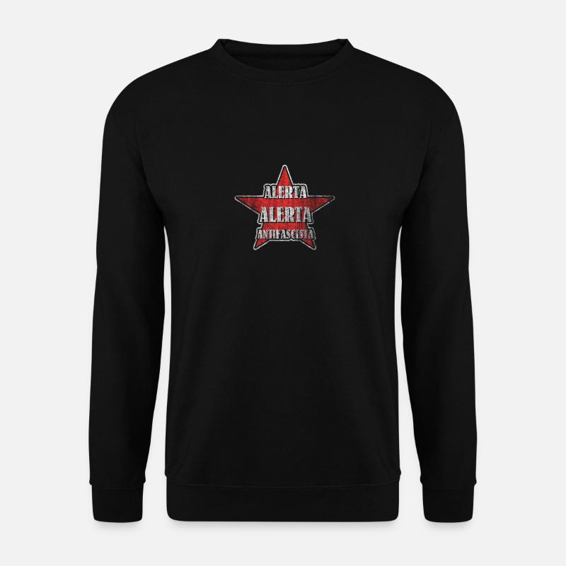 Die echte Antifa - Unisex Pullover - Schwarz